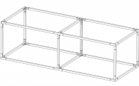 Pergola - modulární systém MOS150
